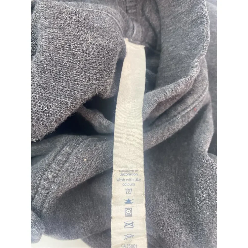 Lululemon Coast Easy Wrap dark grey heathered button jacket size 10